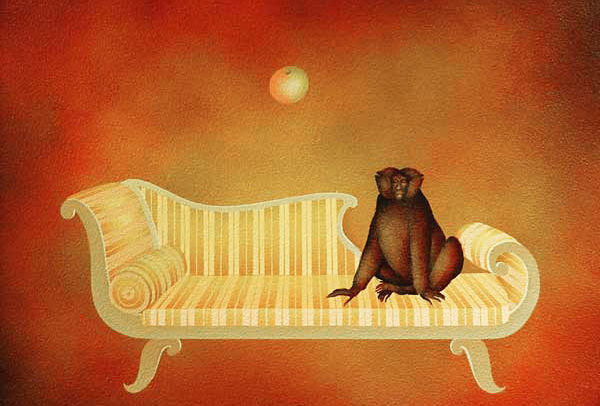 Monkey on Couch