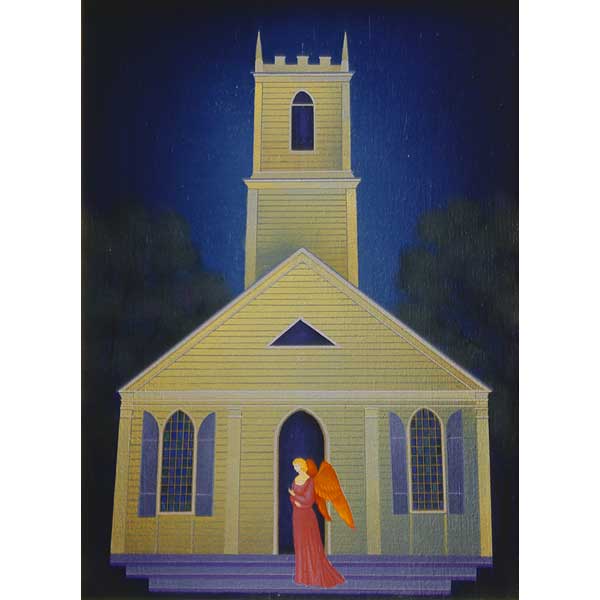 Small Church with Angel