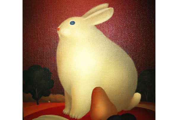 Rabbit with Plums