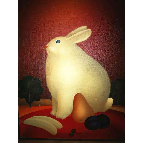 Rabbit with Plums