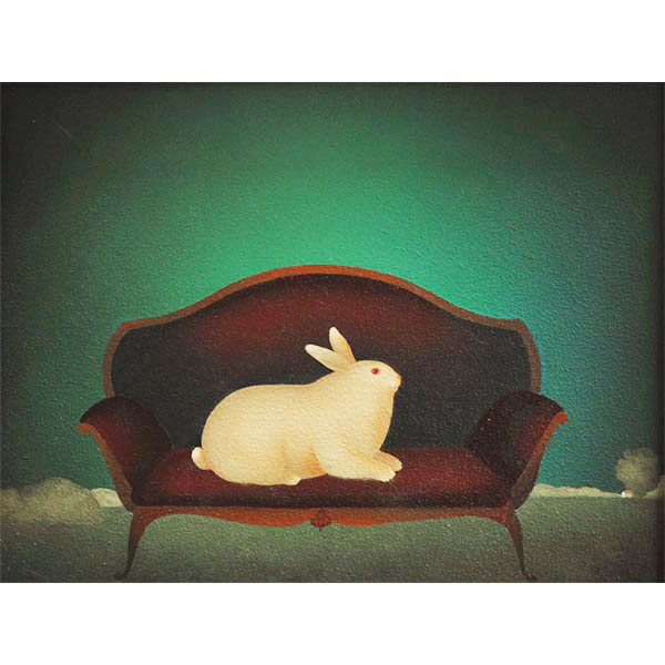 Rabbit on Couch